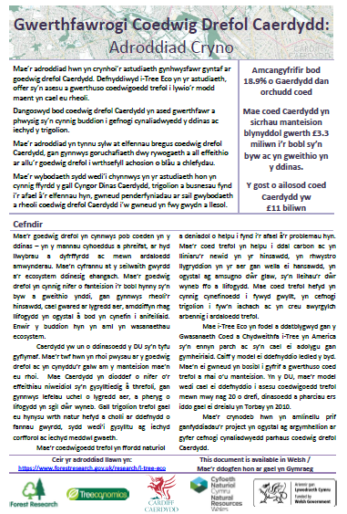 Forestry publication document