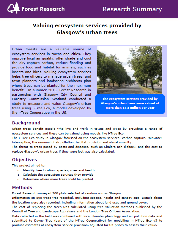 Forestry publication document