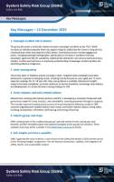 Cover image: SSRG Key Messages as of 10 Dec 2025