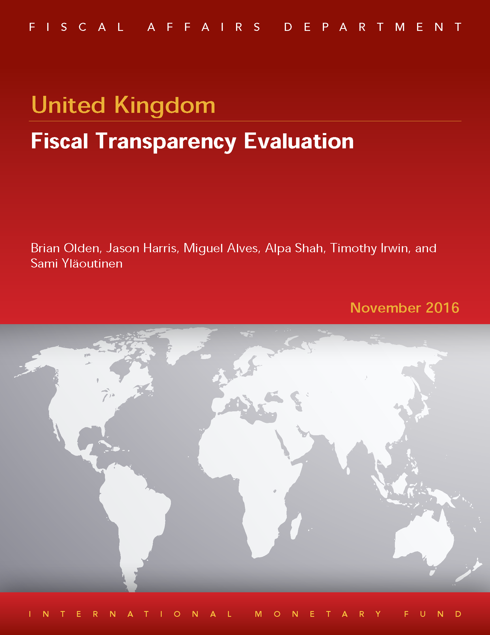 Front cover of IMF paper