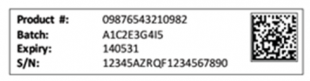 FMD 2-D barcode