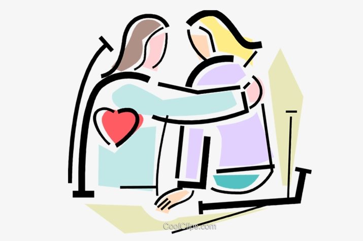 A caring cuddle