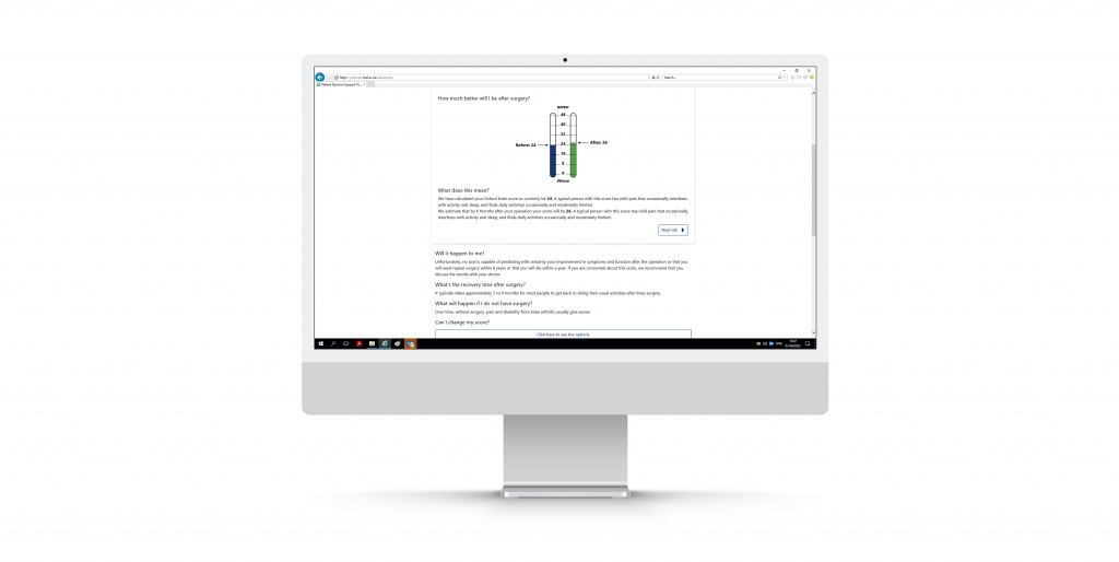 patient decision support tool