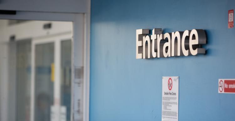 entrance sign