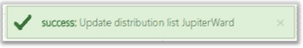 success notification