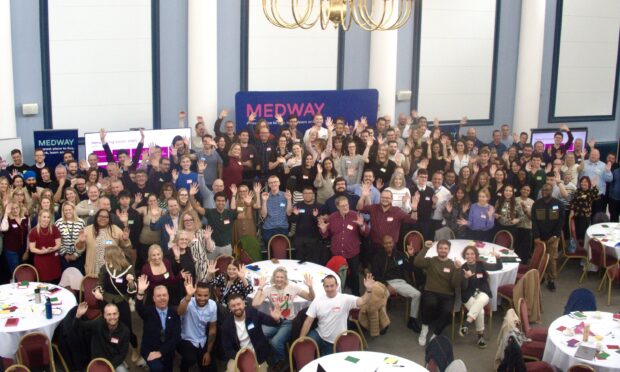 The Open Digital Planning community gathering at an event in Medway, in 2025