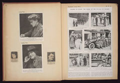 Scrapbook relating to the services of Dame Florence Simpson, 1916-1920