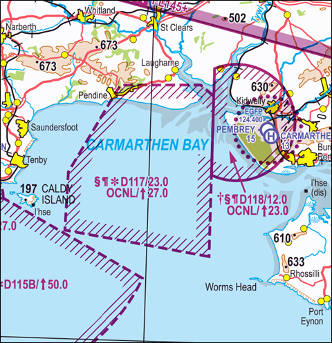 VFR chart