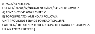 NOTAM