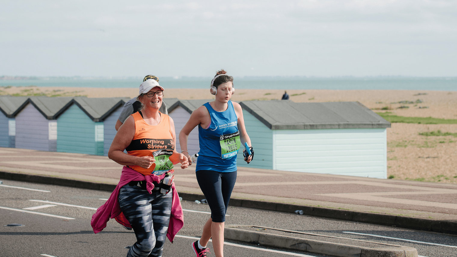 Clarence Esplanade on the Great South Run route
