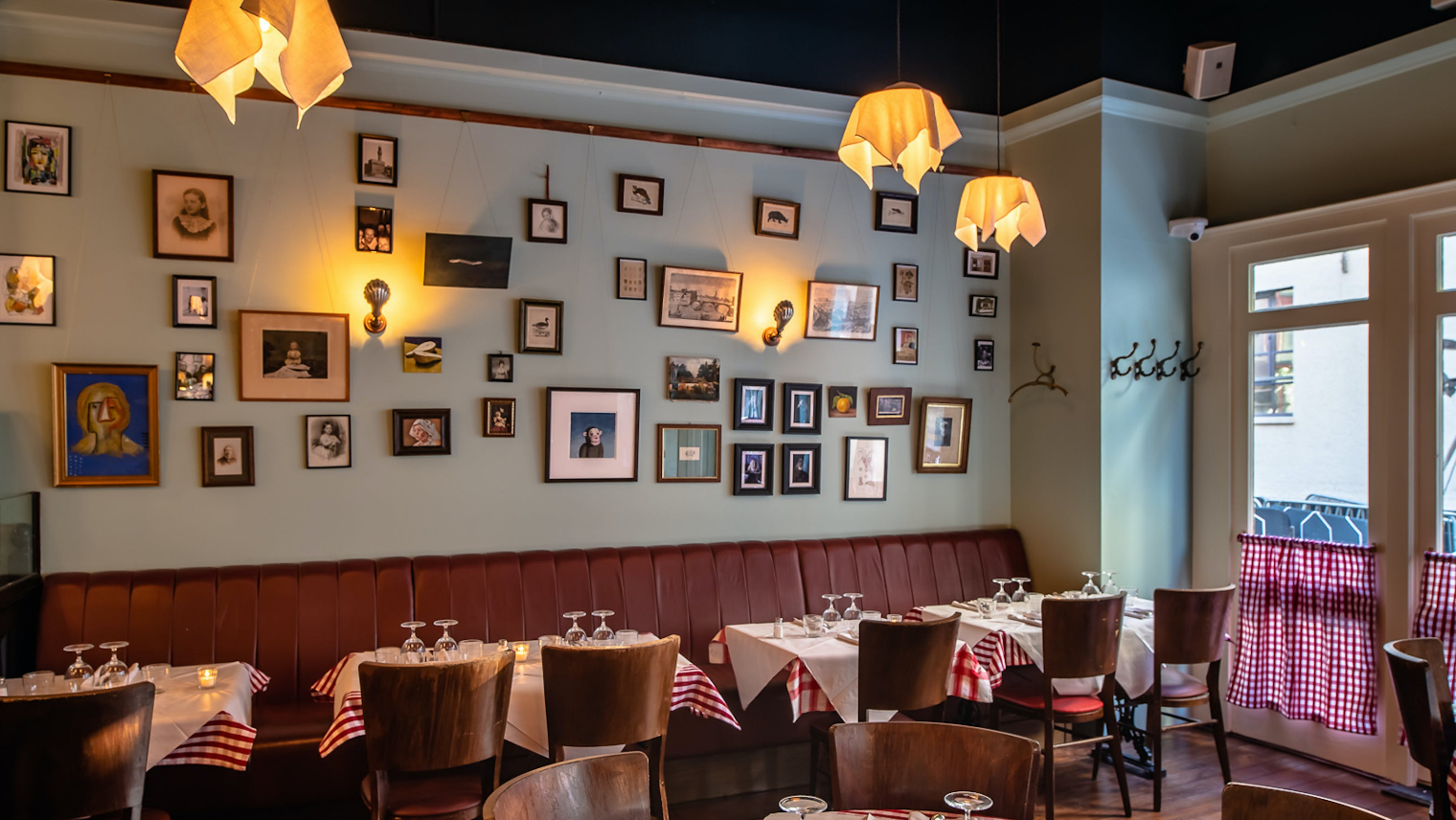 Interior of Brutto restaurant
