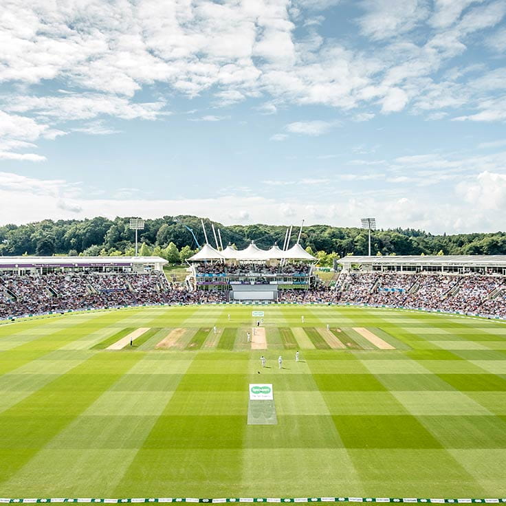 Cricket match at Ageas Bowl