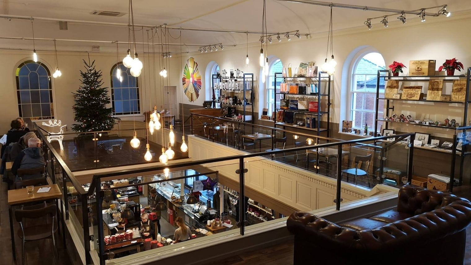 Interior of the Isolla Café