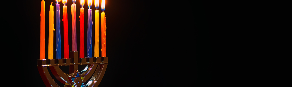 Hanukkah candles