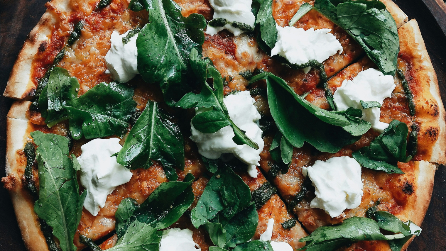 A pizza