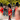Buckingham Palace guards marching