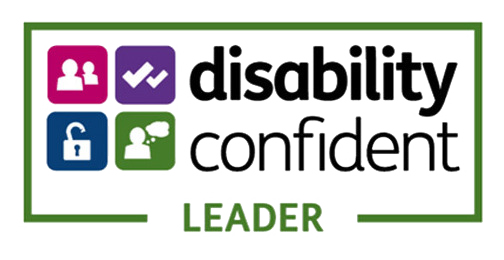 Disability Confident logo.