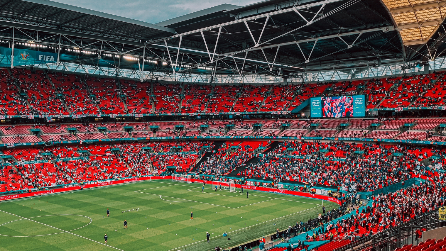 Inside Wembley Stadium