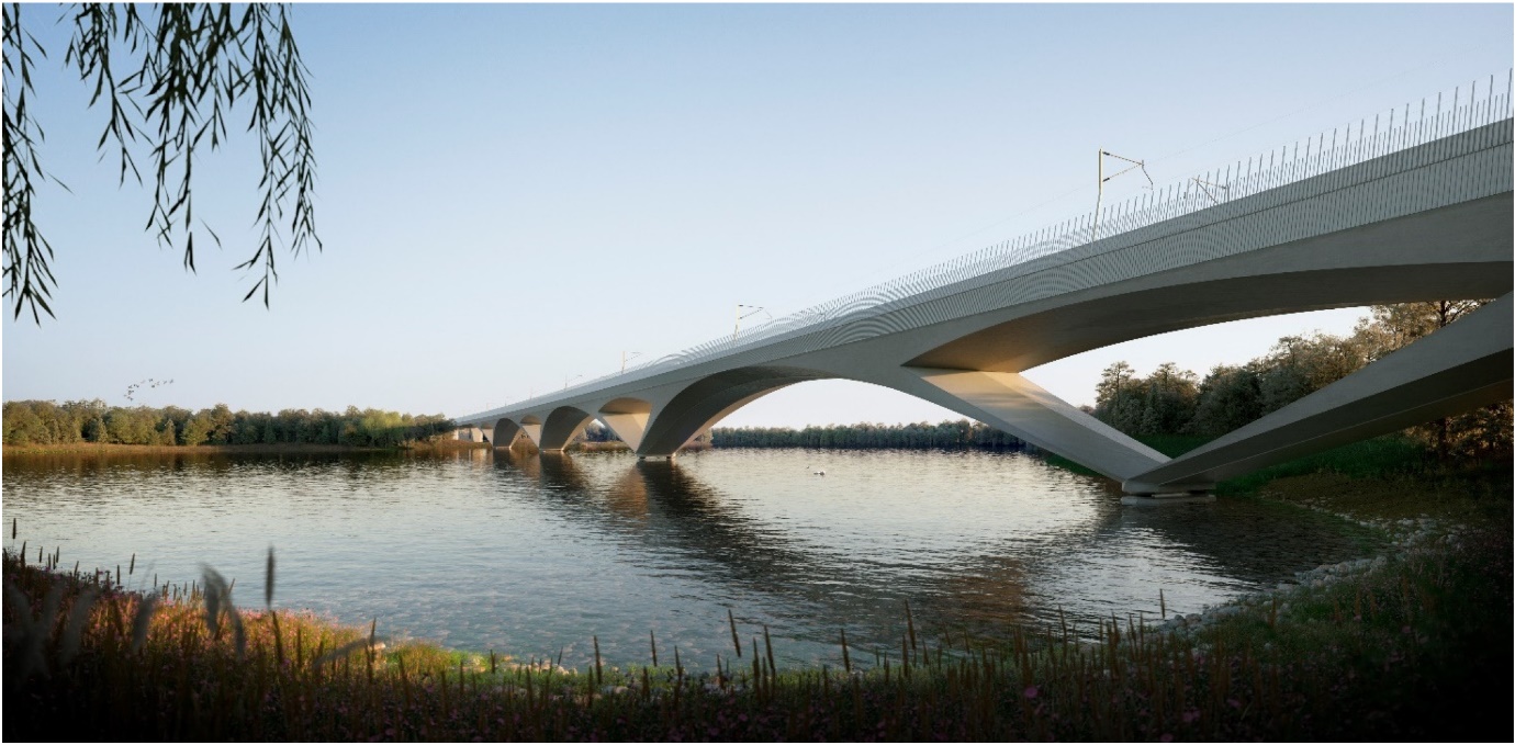 Virtual image of CVV crossing Harefield No. 2 lake