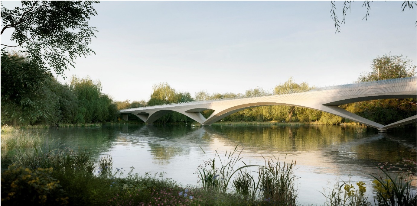 Virtual image of CVV crossing Korda Lake