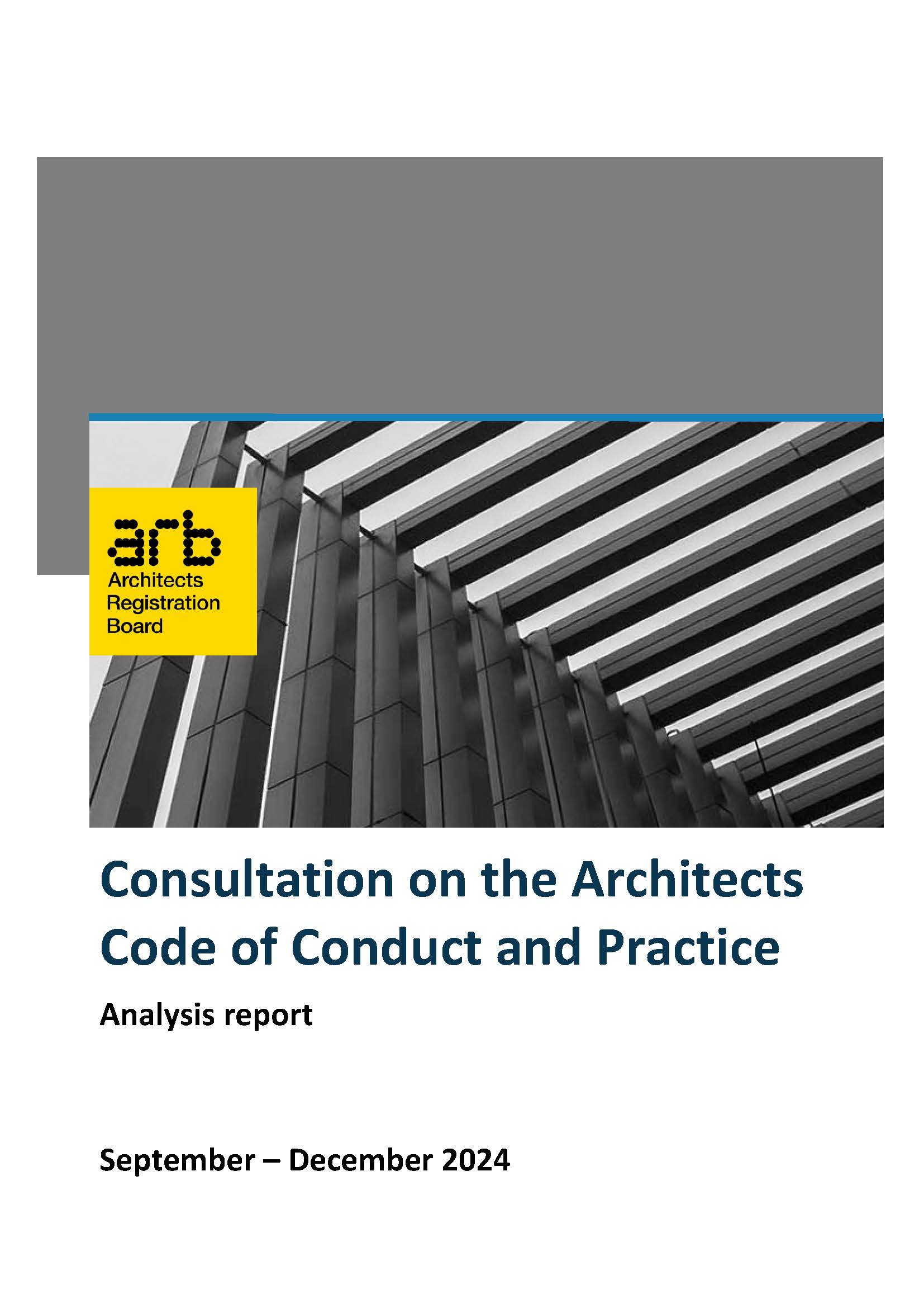 Code Consultation Report