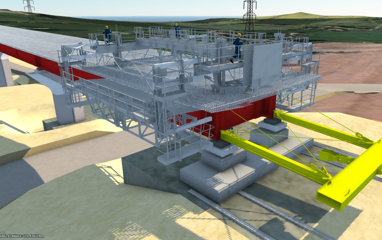 Picture of Phase 13 – Travelling formwork in place