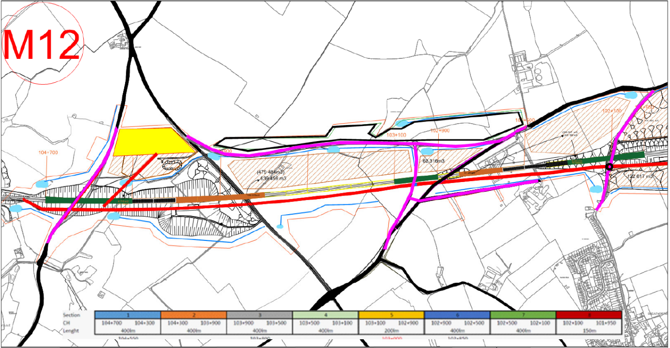 Map of Project Team mark-up Phase 12