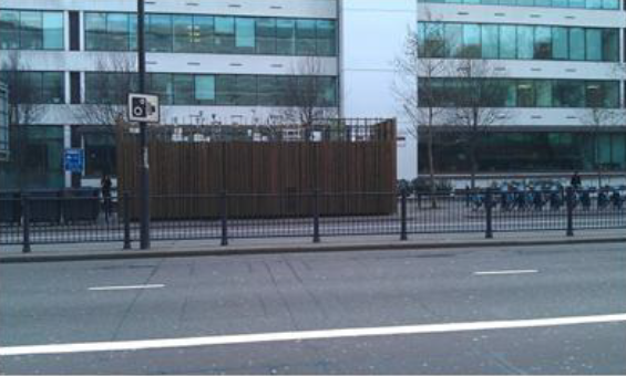 Picture of refurbishment & external works to building in Marylebone Road London