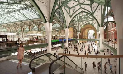 London Liverpool Street concourse CGI