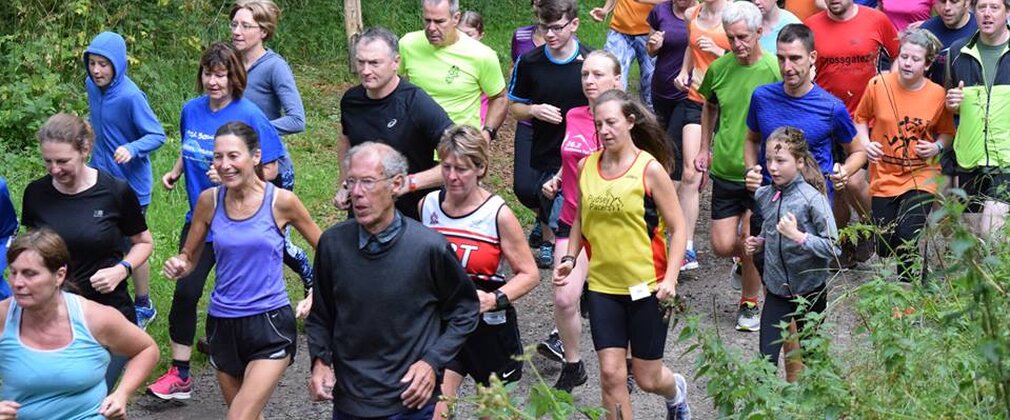 Off-road running event in the Forest
