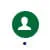 green roundel with white body silhouette