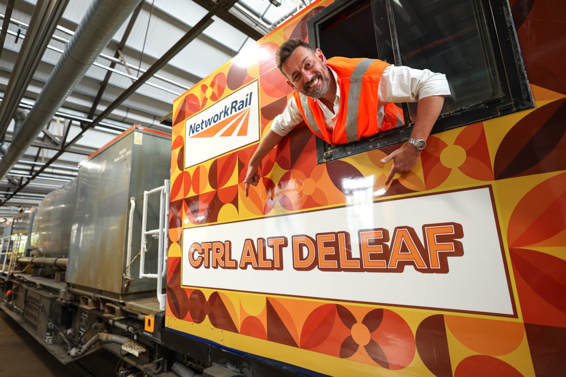 Tim Dunn on board Ctrl Alt Delete (Photo credit: Kieran Cleeves/PA Media Assignments): Photo credit: Kieran Cleeves/PA Media Assignments