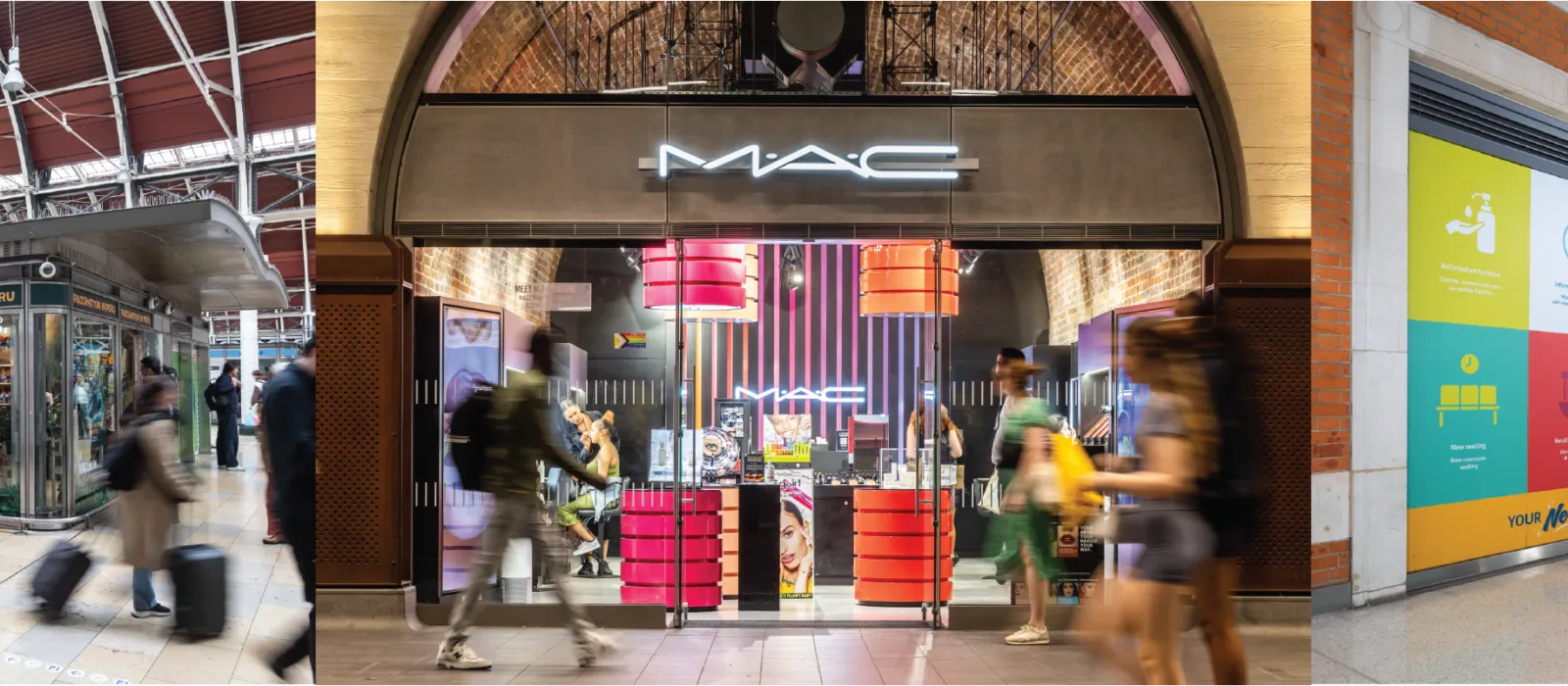 Leasing station retail units