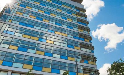 Piccadilly Gate in Manchester, UK. Formerly known as Rail House, it is a 10-storey office building adjacent to Manchester Piccadilly station.