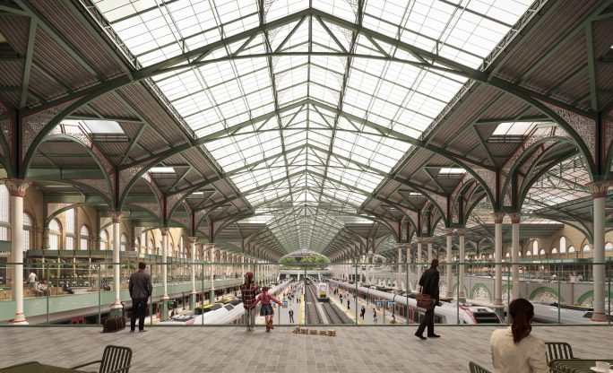 Proposed redevelopment of London's Liverpool Street station.