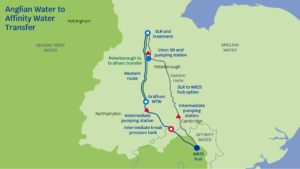 Anglian to Affinity Transfer A map showing the Anglian to Affinity Transfer at gate 2