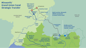 Minworth and Grand Union Canal strategic transfer A map showing the Minworth and Grand Union Canal Strategic Transfer