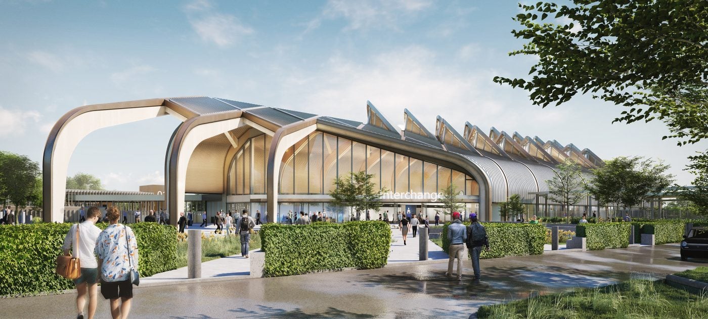 Artist's impression of Interchange Station.