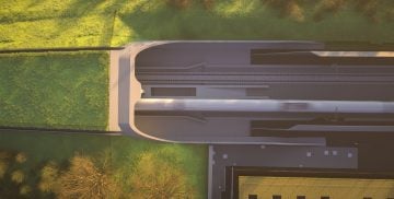Thumbnail 3 of Birds eye view of the South portal of the Wendover green tunnel.