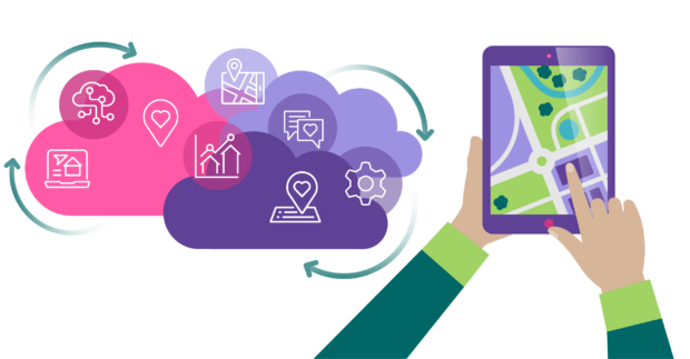 Graphic to illustrate planning data