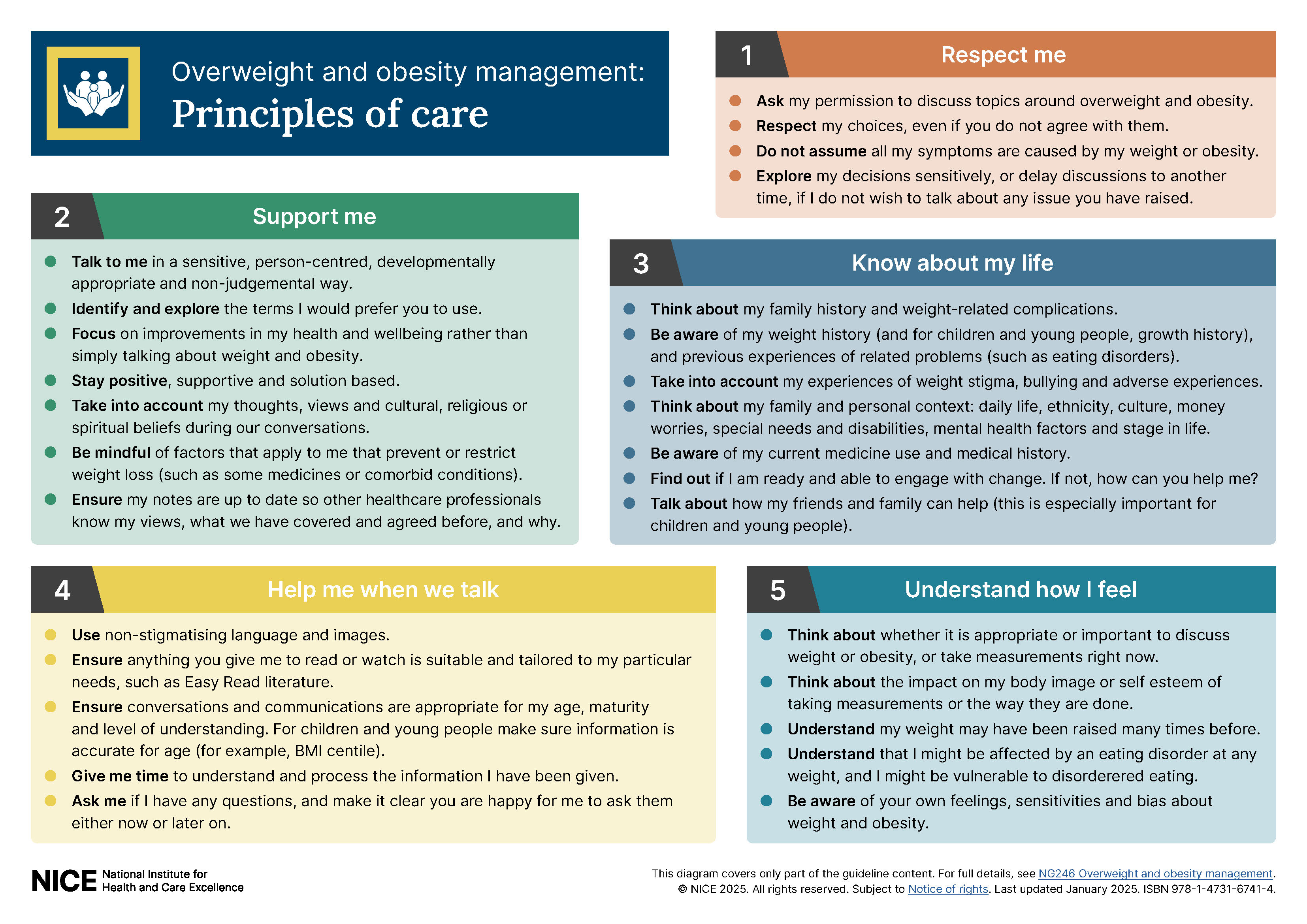 View visual summary on principles of care