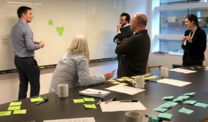 Family Context Beta team members at work