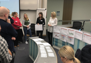 The Visualising Waste project team at work