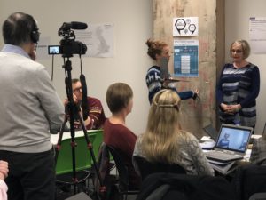 The Care Calls project team at work