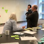 Family Context Beta team members at work