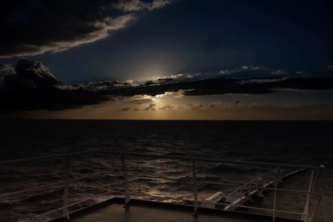 Sunset on the RAPID expedition