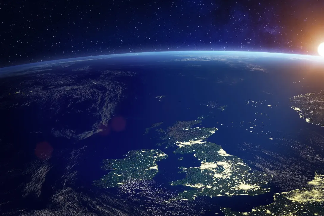 United Kingdom from space