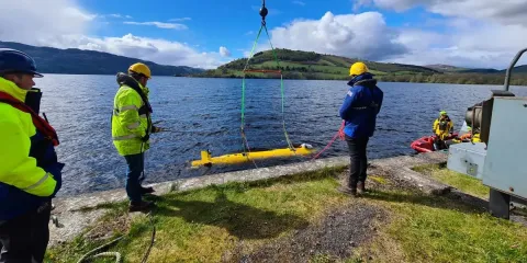 Autosub 5 Begins Harbour Acceptance Testing – Loch Ness, Scotland