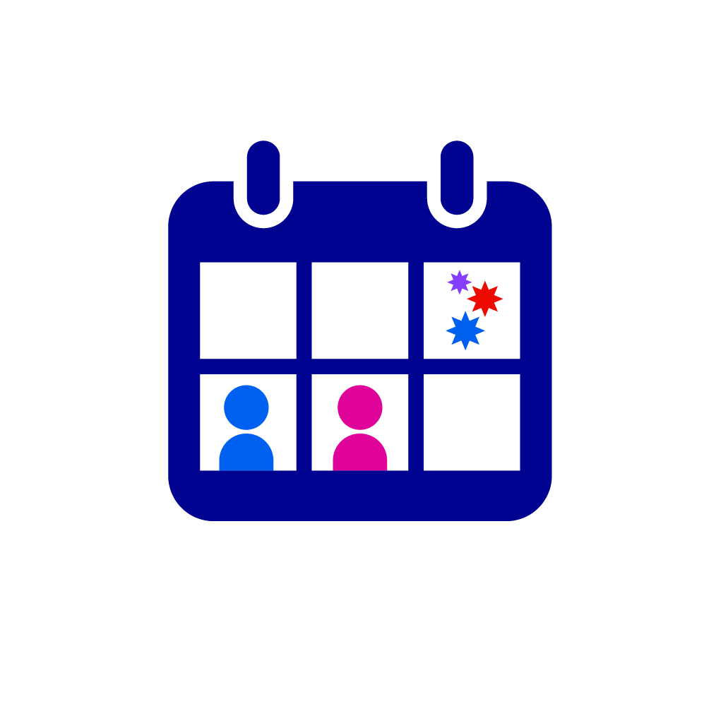 Graphic showing a calendar