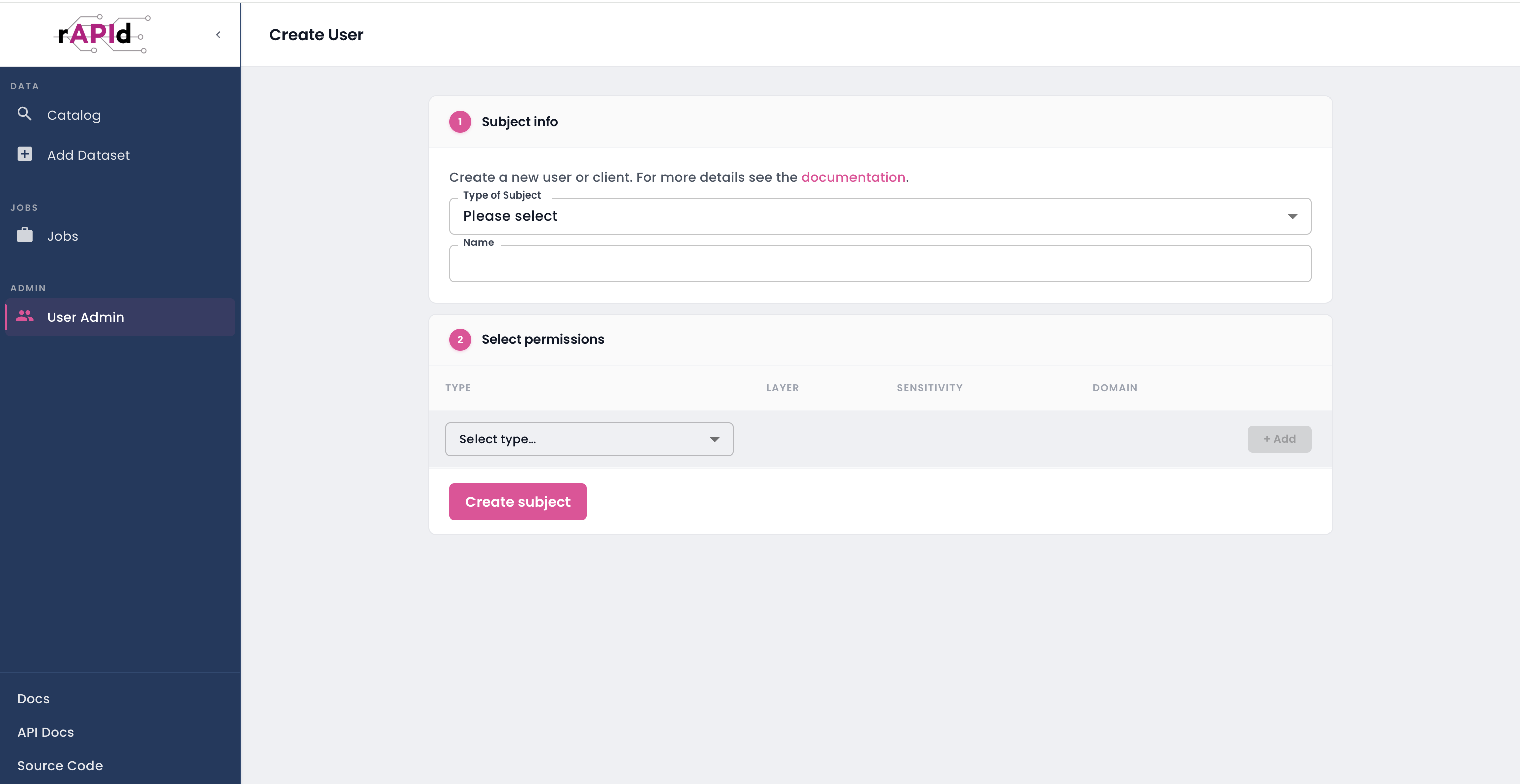 Create User